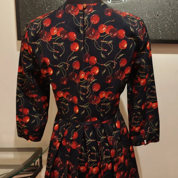 Ted Baker Women's Fyra Cheerful Cherry Bow Dress - Picture 16 of 16